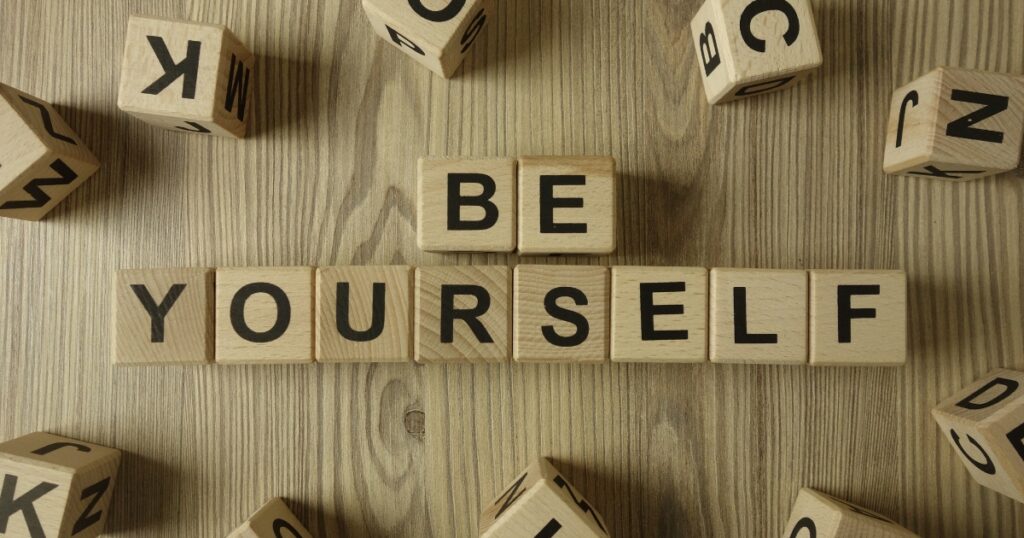 how to be yourself — featured image